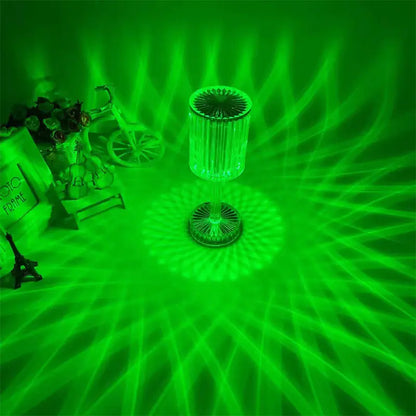 Table Lamp with Crystal Design